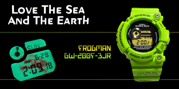 tbO} FROGMAN@GW-200F-3JR / LOVE THE SEA AND THE EARTH