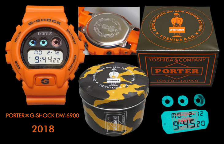 PORTER×G-SHOCK DW-6900 | 2018