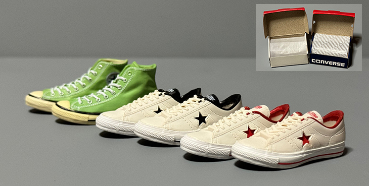 CONVERSE ONE STAR & ALL STAR US HI MINI FIGURE COLLECTION