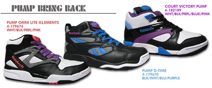 REEBOK PUMP BRING BACK