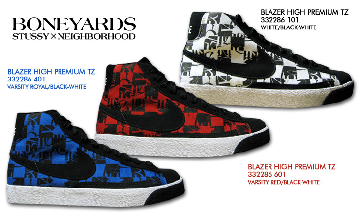 BLAZER HIGH PREMIUM TZ / STUSSY~ NEIGHBORHOOD uBONEYARDSv