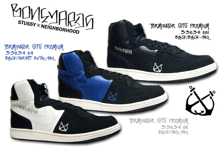 TERMINATOR HIGH PREMIUM / STUSSY~ NEIGHBORHOOD uBONEYARDSv