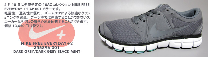 NIKE FREE EVERYDAY +2 AP@001 J[ / 10AC