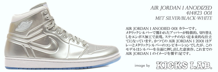 AIR JORDAN 1 ANODIZED　601 カラー