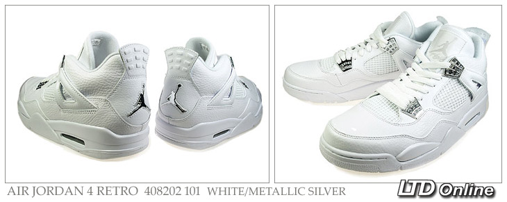 AIR JORDAN 4 RETRO　101 カラー / AIR JORDAN Silver Anniversary Collection