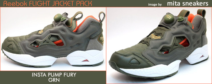 Reebok　INSTA PUMP FURY / FLIGHT JACKET PACK