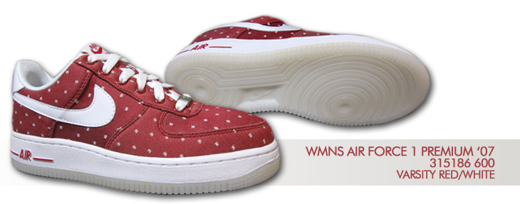 WMNS AIR FORCE 1 PREMIUM '07　600 カラー / ST.VALENTINE'S DAY