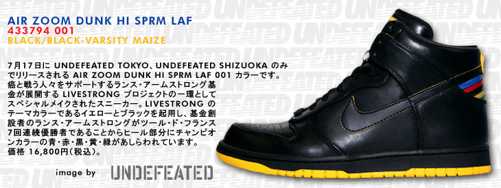 AIR ZOOM DUNK HI SPRM LAF　001 カラー