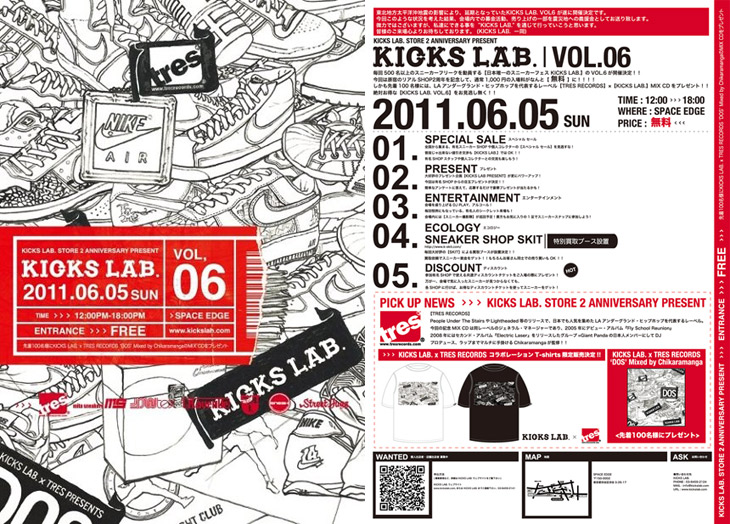 KICKS LAB. VOL.06　Information