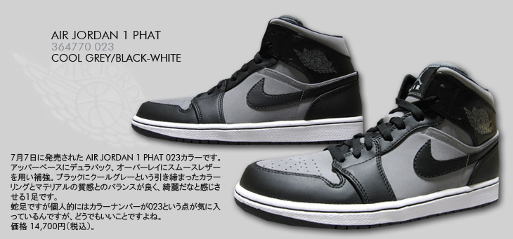 AIR JORDAN 1 PHAT　023 カラー