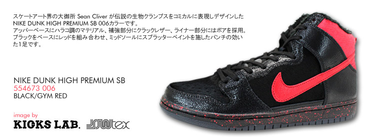 NIKE DUNK HIGH PREMIUM SB　006 カラー / Sean Cliver