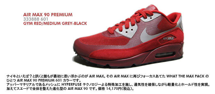 AIR MAX 90 PREMIUM 601 カラー / WHAT THE MAX PACK