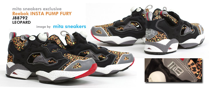 Reebok INSTA PUMP FURY LEOPARD / mita sneakers exclusive