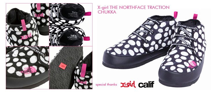 X-girl THE NORTHFACE TRACTION CHUKKA