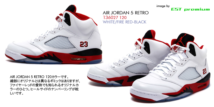 AIR JORDAN 5 RETRO　120 カラー