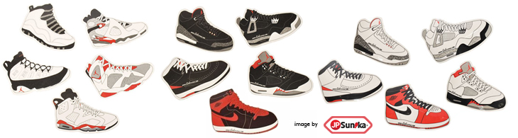 AIR JORDAN STICKER COLLECTION