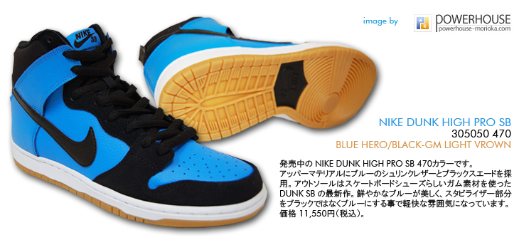 NIKE DUNK HIGH PRO SB　470 カラー