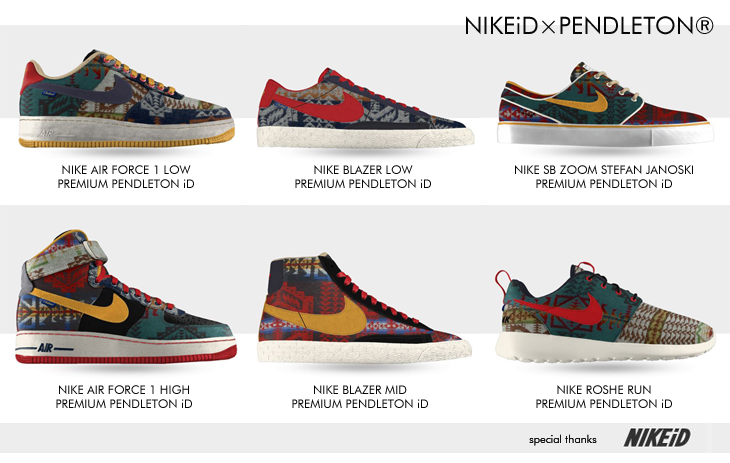 PENDLETON® ウールを期間限定で展開中！/ NIKEiD