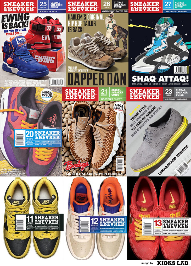 SNEAKER FREAKER MAGAZINE ISSUE