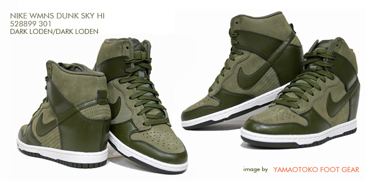 NIKE WMNS DUNK SKY HI　301 カラー