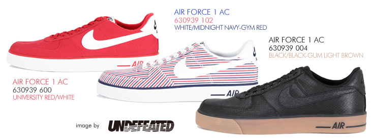 AIR FORCE 1 AC （630939-004 / 630939-102 / 630939-600）