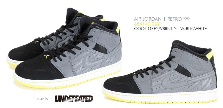 AIR JORDAN 1 RETRO '99 （654140-032）