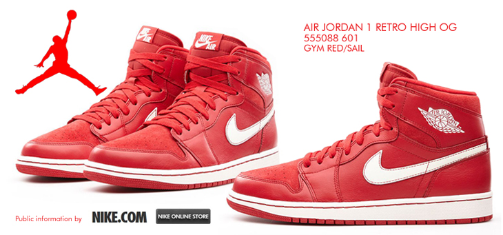 AIR JORDAN 1 RETRO HIGH OG （555088-601）