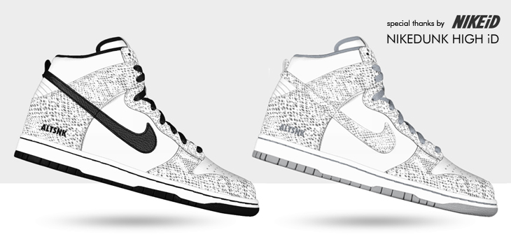 NIKE DUNK HIGH iD スネークスキン / NIKEiD