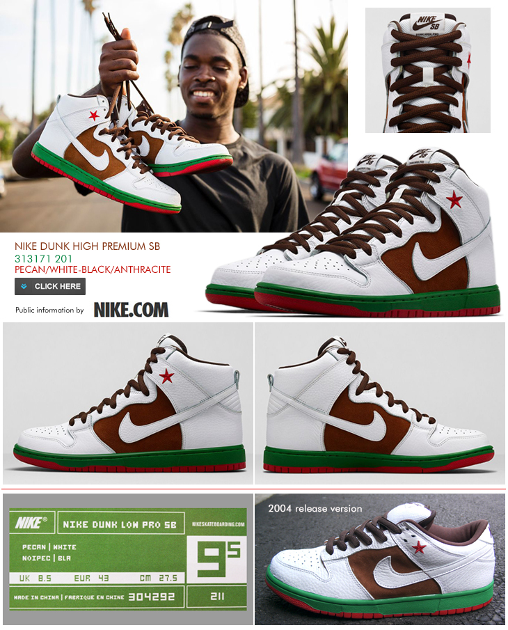 NIKE DUNK HIGH PREMIUM SB （313171-201） / 31st STATE "California"