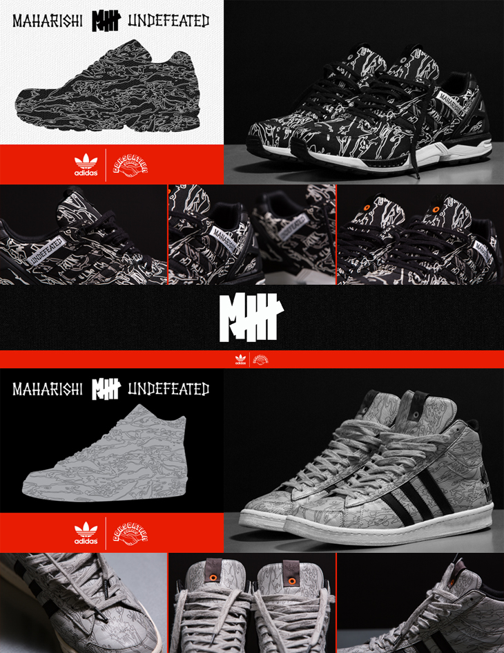 ZX 5000 & JABBAR HI | UNDEFEATED×Maharishi | adidas consortium