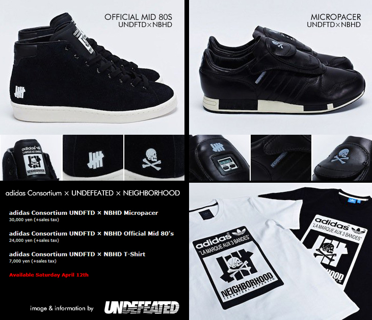 adidas Consortium×UNDEFEATED×NEIGHBORHOOD