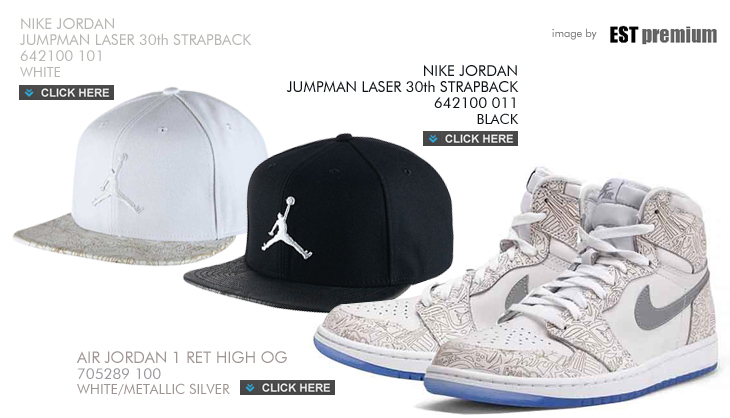 NIKE JORDAN JUMPMAN LASER 30th STRAPBACK | AIR JORDAN 1 RETRO HIGH OG LASER