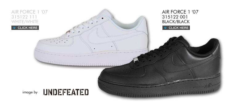 NIKE AIR FORCE 1 '07 | 315122-001 | 315122-111