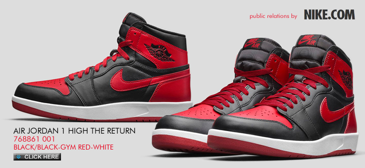 AIR JORDAN 1 HIGH THE RETURN | 768861-001