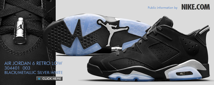 AIR JORDAN 6 RETRO LOW | 304401-003