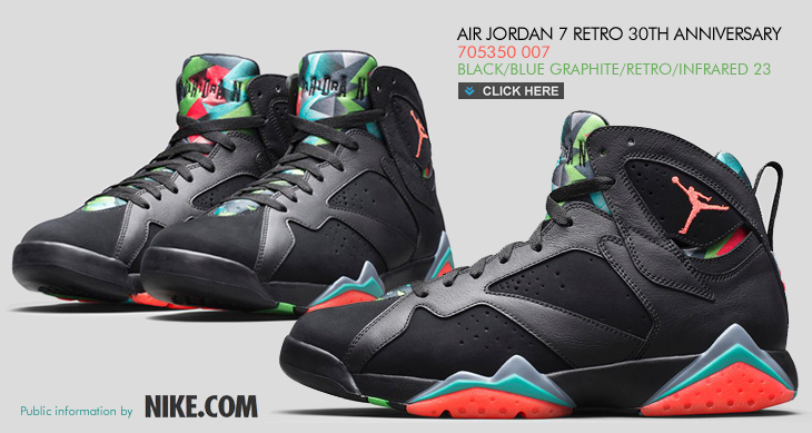 AIR JORDAN 7 RETRO 30TH ANNIVERSARY | 705350-007