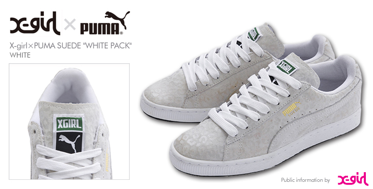 X-girl × PUMA SUEDE "WHITE PACK"