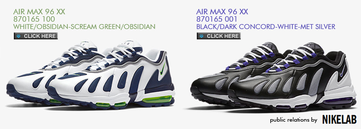 AIR MAX 96 XX | 870165-100 | 870165-001