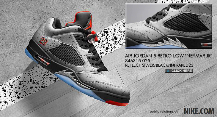 AIR JORDAN 5 RETRO LOW "NEYMAR JR" | 846315-025