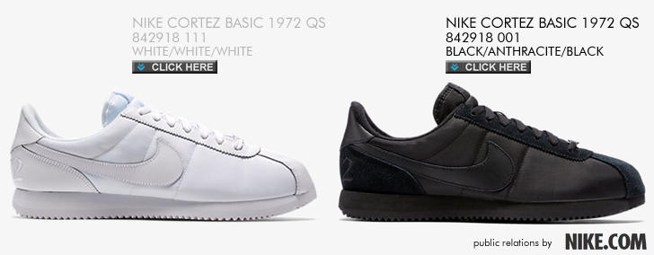 NIKE CORTEZ BASIC 1972 QS | 842918-001、842918-111