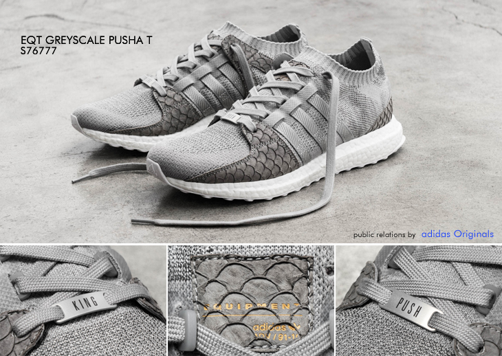 adidas　EQT GREYSCALE PUSHA T