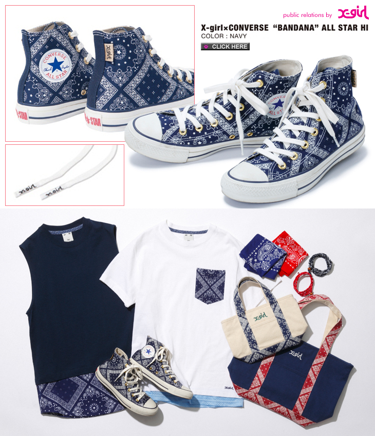  BANDANA ALL STAR HI | X-girl×CONVERSE