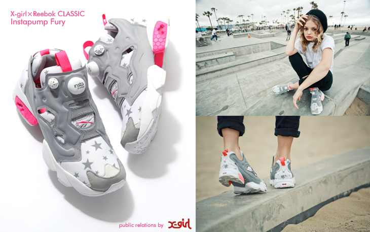 X-girl×Reebok CLASSIC Instapump Fury