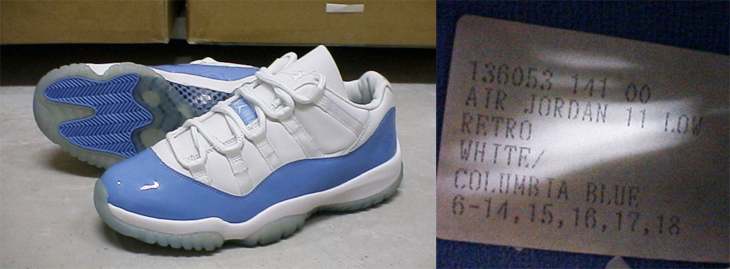 AIR JORDAN 11 LOW RETRO | 136053-141 | LOOK SEE SAMPLE