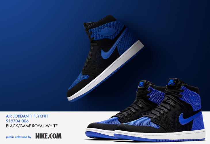 AIR JORDAN 1 FLYKNIT "ROYAL" | 919704-006