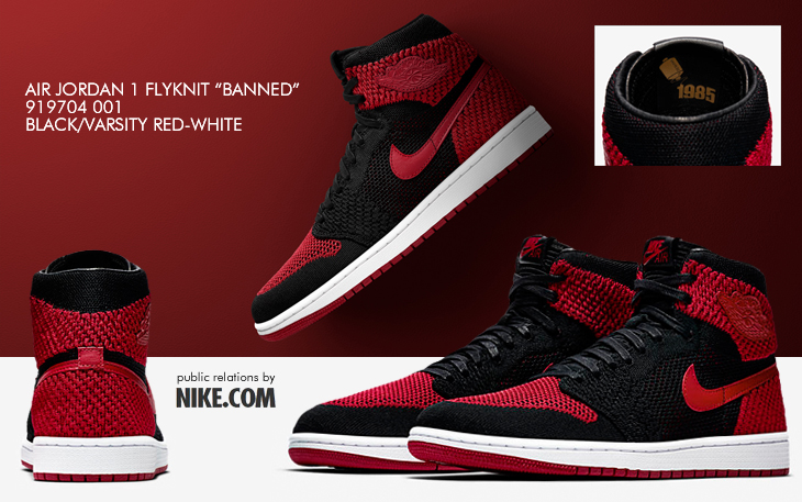 AIR JORDAN 1 FLYKNIT "BANNED" | 919704-001