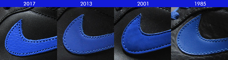 AIR JORDAN 1 ROYAL 比較｜Ver. 2017｜Ver. 2013｜Ver.2001｜Ver.1985