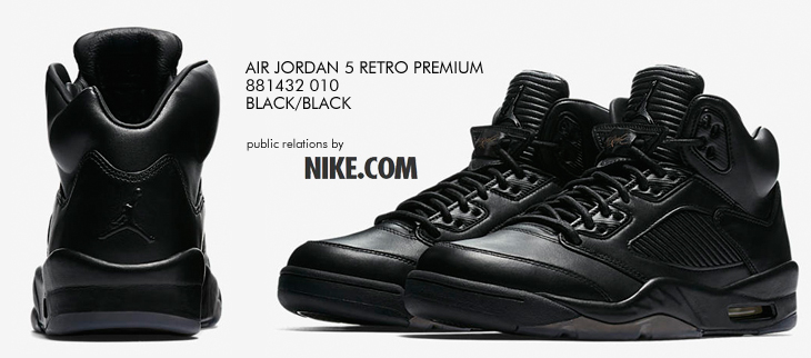 AIR JORDAN 5 RETRO PREM | 881432-010