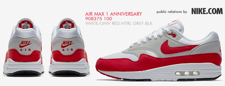 AIR MAX 1 ANNIVERSARY | 908375-100