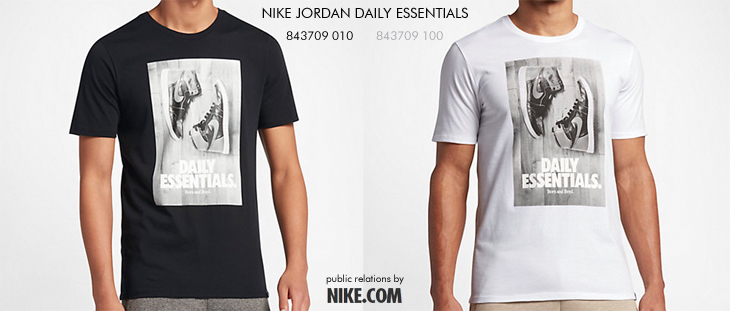 NIKE JORDAN DAILY ESSENTIALS | 843709-010 | 843709-100